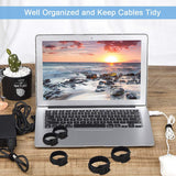 Nettbe 60 PCS 6 Inches Reusable Cable Ties, Adjustable Cord Straps, Wi