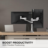 ViewSonic LCD-DMA-001 Monitor Desk Mounting Arm for 2 Monitors up to 2