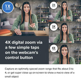 CREATIVE Live! Cam Sync V3 webcaméra USB 2K QHD avec zoom numérique 4X et