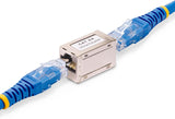 Coupleur RJ45 blindé StarTech, coupleur CAT6A en ligne, femelle à femelle (F/F) brochage T568B, extension de câble Ethernet blindé