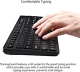 TARGUS AKB863US Wireless Mid-size Keyboard with Antimicrobial
