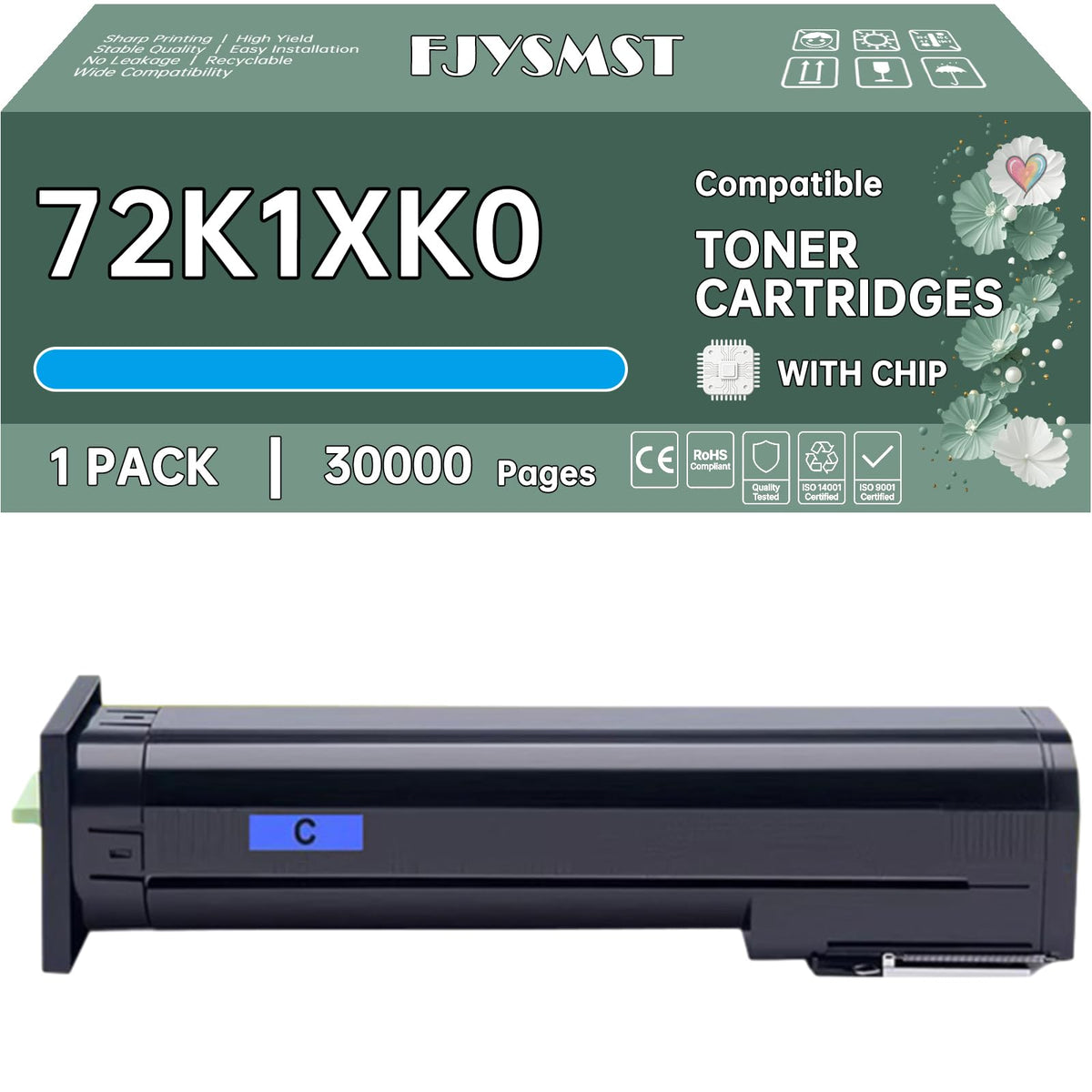 Compatible for Lexmark 72K1XK0 82K0H20 82K0H30 82K0H40 Toner Cartridge