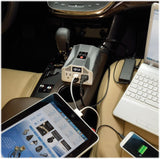 Tripp Lite 400W Car Power Inverter with 2 Outlets & 2 USB Charging Por