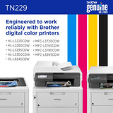 Brother TN229Y Standard Yield Yellow Toner Cartridge Yellow Standard Y