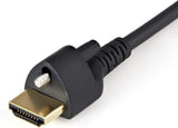StarTech.com 1m(3ft) HDMI Cable with Locking Screw - 4K 60Hz HDR - Hig