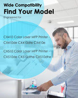 LeciRoba 80C1HK0 Black Remanufactured Toner Cartridge for Lexmark 801H