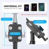 AboveTEK Anti-Theft Tablet Kiosk Stand, Tablet Floor Stand with Lock f