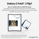 Samsung Galaxy Z Fold7, 256GB, Silver Shadow (CAD Version & Warranty)