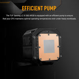 ASUS TUF Gaming LC III 360 ARGB AIO Cooler with pre-Installed & Integr