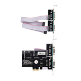 StarTech 4-PORT Serial PCIE Card, Quad-Port PCI Express to RS232/RS422/RS485 (DB9) Serial Card, 16C1050 UART, ESD Protection, Windows/Linux, TAA-Compl