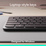 Logitech Signature Slim MK955 Combo for Business | Copilot Edition, Mi