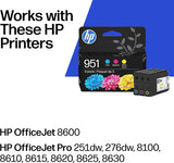 HP 951 (CR314FN#140) Cyan/Magenta/Yellow Original Ink Cartridge Combo