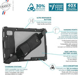 MOBILIS Rugged Case for Zebra ET40 - ET45 Enterprise Tablets with Hand