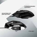 Souris gaming Logitech G502 X Noir