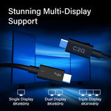 C2G 1M Thunderbolt 5 USB-C Active Cable. 80 to 120Gbps Data Transfer