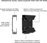 HumanCentric VESA Mount Compatible with HP Desktop Mini, HP ProDesk Mi