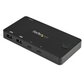 StarTech.com 2 Port USB C KVM Switch - 4K 60Hz HDMI - Compact Dual Por