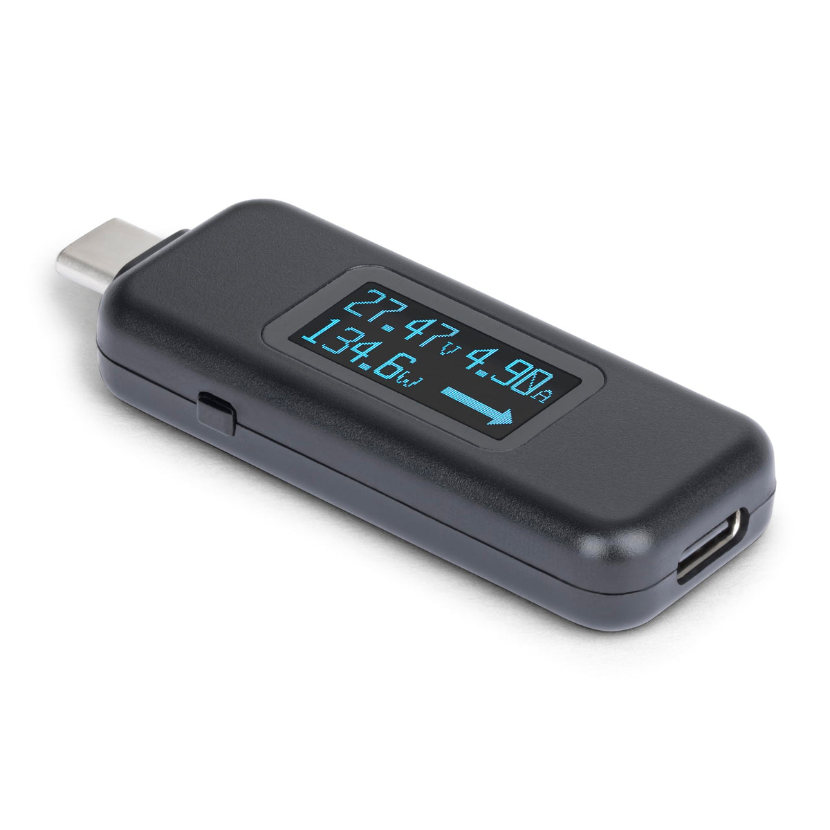 StarTech.com Testeur de puissance USB-C, Multimètre numérique, Tension bidirectionnelle