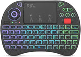 Mini clavier Rii X8, clavier sans fil 2,4G amélioré et Bluetooth