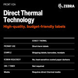 Zebra ZD421 Direct Thermal Desktop Printer 203 dpi Print Width 4-inch