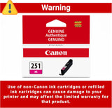 Canon CLI-251 Magenta Ink-Tank Compatible to MG6320, IP7220 & MG5420,