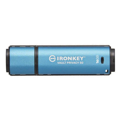 Kingston IronKey Vault Privacy 50 16GB Encrypted USB | FIPS 197 | AES-
