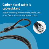 Kensington N17 Dell Laptop Lock - Combination (K68008WW) Black For Del