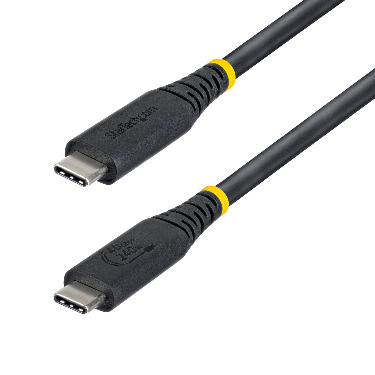 StarTech 3ft (91cm) USB4 Cable, 40Gbps, USB-IF Certified USB-C Cable,
