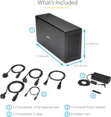 Châssis d'extension PCIe StarTech Thunderbolt 3, boîtier externe avec