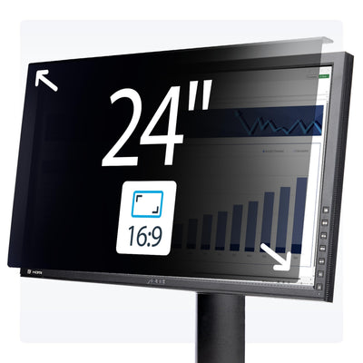 StarTech.com 24-inch 16:9 Computer Monitor Privacy Screen, Hanging Acr