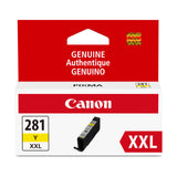 Cartouche d'encre authentique Canon CLI-281XXL Jaune CLI-281 XXL Jaune
