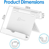 Smartphone and Tablet Stand Portable and Foldable Black