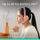 Logitech Zone 300 Wireless Bluetooth Headset with Noise-Canceling Micr