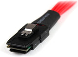 StarTech.com SAS8087S4100 1m Serial Attached SCSI SAS Cable, SFF-8087
