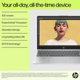 HP 15.6 inch Laptop PC, Intel N100 Processor, 4 GB DDR4, 128GB Storage