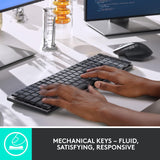 Logitech MX Mechanical Wireless Illuminated Performance Keyboard, Tact