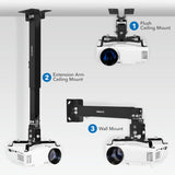 Support de plafond universel pour projecteur ViewSonic.