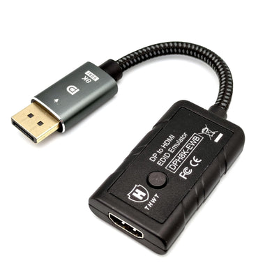 8K DP to HDMI EDID Emulator (Model: DPH8K-EWB), Supports SCDC and Exac