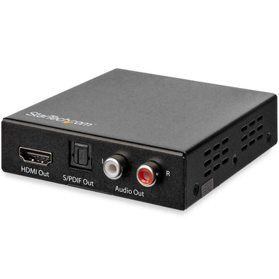 StarTech.com HDMI Audio Extractor - 4K 60Hz - HDMI Audio De-embedder -