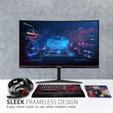 ViewSonic VX2418C 24 Inch 1080p 1ms 180Hz Curved Gaming Monitor with F