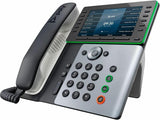 Poly Edge E550 IP Phone - Wired - NFC, Wi-Fi, Bluetooth - Desktop - Vo