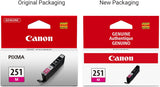 Canon CLI-251 Magenta Ink-Tank Compatible to MG6320, IP7220 & MG5420,