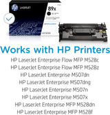 HP 89X (CF289X) High Yield Black Original Toner Cartridge