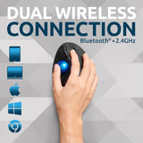 Kensington TB450 Trackball Mouse, Connected up to 3 Devices via Blueto