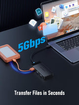 Lemorele Docking Station Dual Monitor, 6 in 1 USB C Hub Multiport Adap