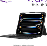 Targus VersaVu Étui Clavier Bluetooth pour iPad Pro 11 pouces (M4) – 360