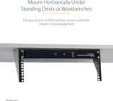 StarTech.com 5U Vertical Wall Mount Rack - 19in Low Profile Open Wall