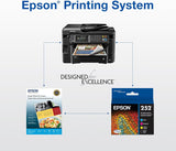 Epson T252XL-BCS Pack combiné, noir haute capacité et C/M/J capacité standard