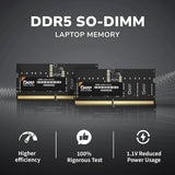 DATO 32GB (16GBx2) RAM, DDR5 5600MHz PC5-44800 CL46 1.1V 262-Pin Non-E