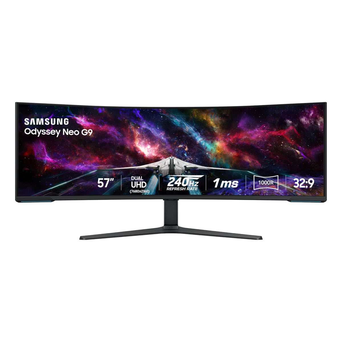 SAMSUNG 57 inch Odyssey Neo G9 DUHD VA Gaming Monitor Curved 240Hz 1ms